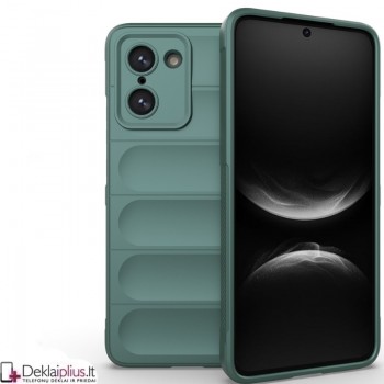 Magic Shield guminis dėklas su kameros apsauga - žalias (Oneplus Nord Ce5)